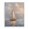 Stupell Industries Maritime Ship on Cloudy Sea Framed Giclee Design by Arlington Prints